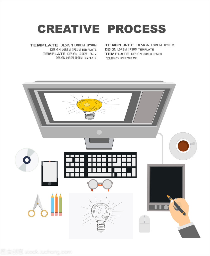 筆記本電腦在辦公場(chǎng)所中的計(jì)算機(jī)平面設(shè)計(jì)應(yīng)用